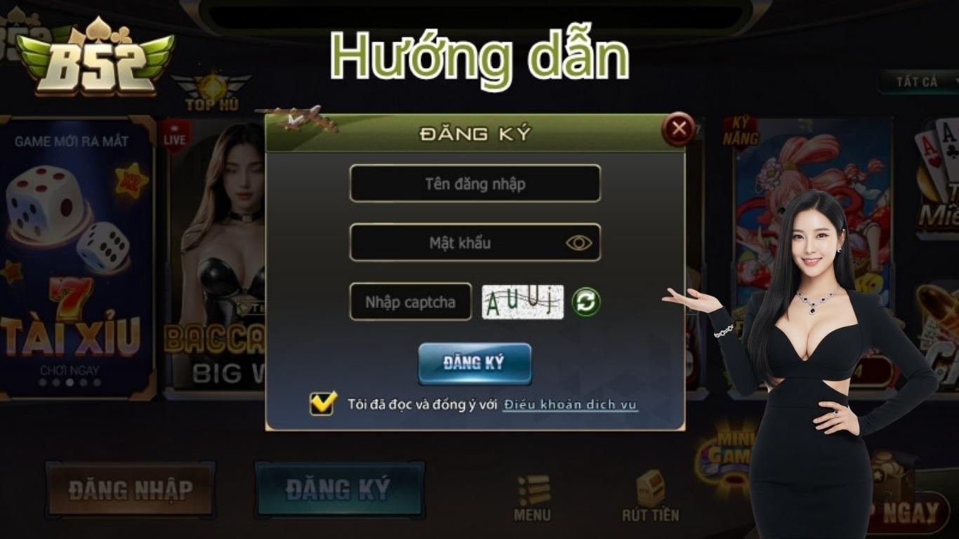 F79 hướng dẫn cách đăng ký tài khoản B52CLUB cho tân binh 